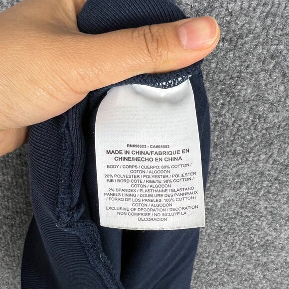 Nike SB Women's Polka Dot Sweatshirt Navy Blue SZ Large - Picture 9 of 9